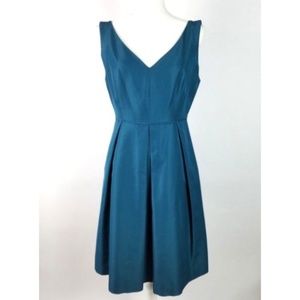 J. Crew Teal Sleeveless Dress with Pockets